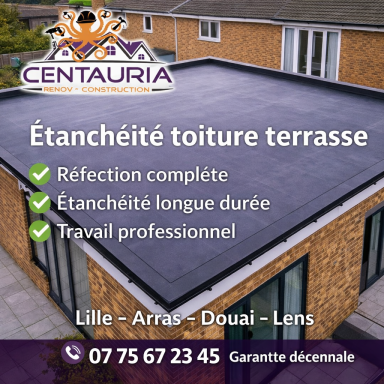 étanchéité toiture terrasse 