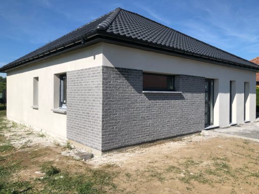 enduit projeté finition gratté