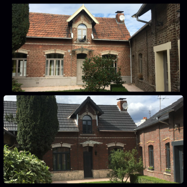 sablage , rejointoiement et réfection complète toiture